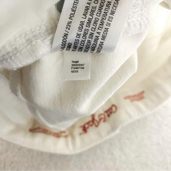 Cat & Jack Girls Skinny Ultimate Stretch White Jeans Sz 16 Adjustable Waist NWT - Picture 7 of 7